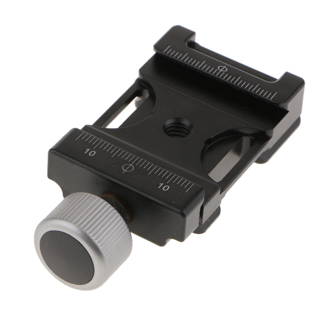 Aluminum Screw Knob Clamp Arca Swiss Mini Quick Release Clamp DC-38Q Buckle