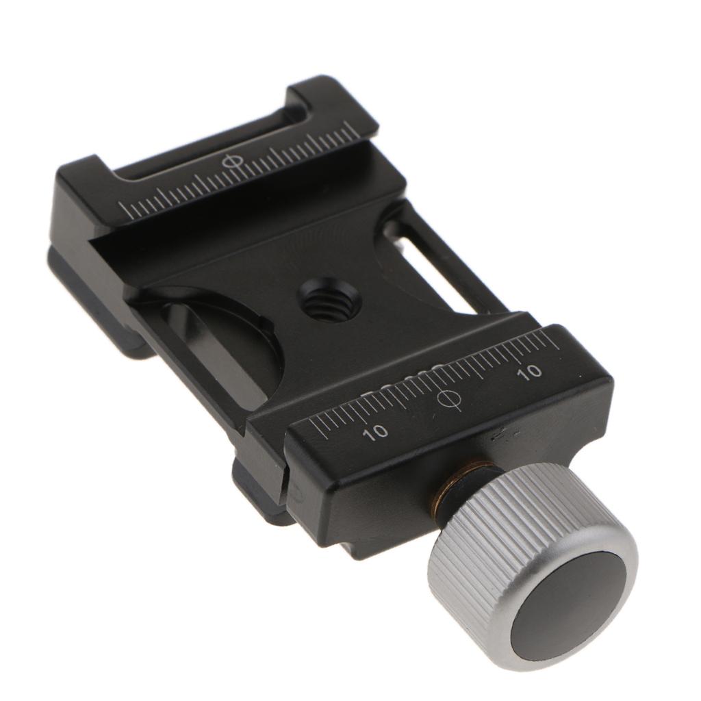 Aluminum Screw Knob Clamp Arca Swiss Mini Quick Release Clamp DC-38Q Buckle