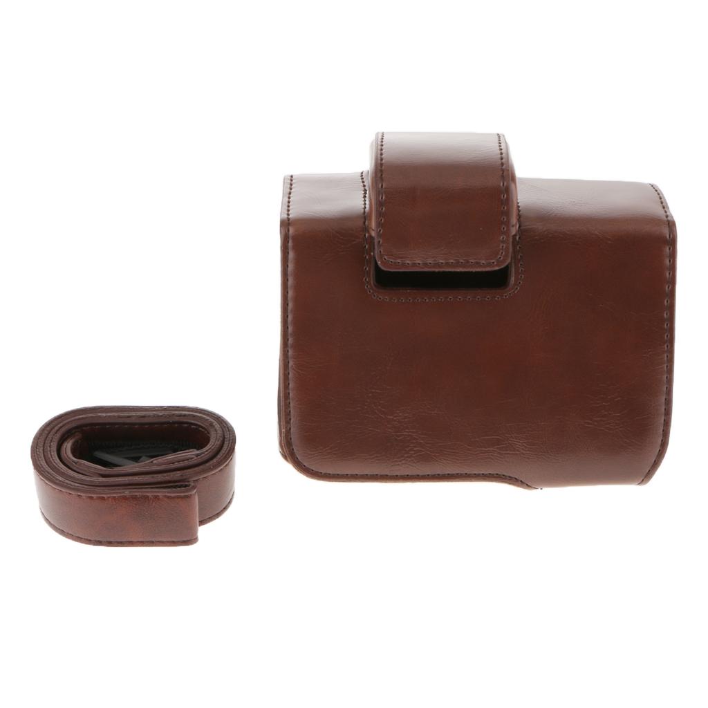 Full Body Fit Camera Bag Protective Case Cover for Olympus EM10II - Coffee