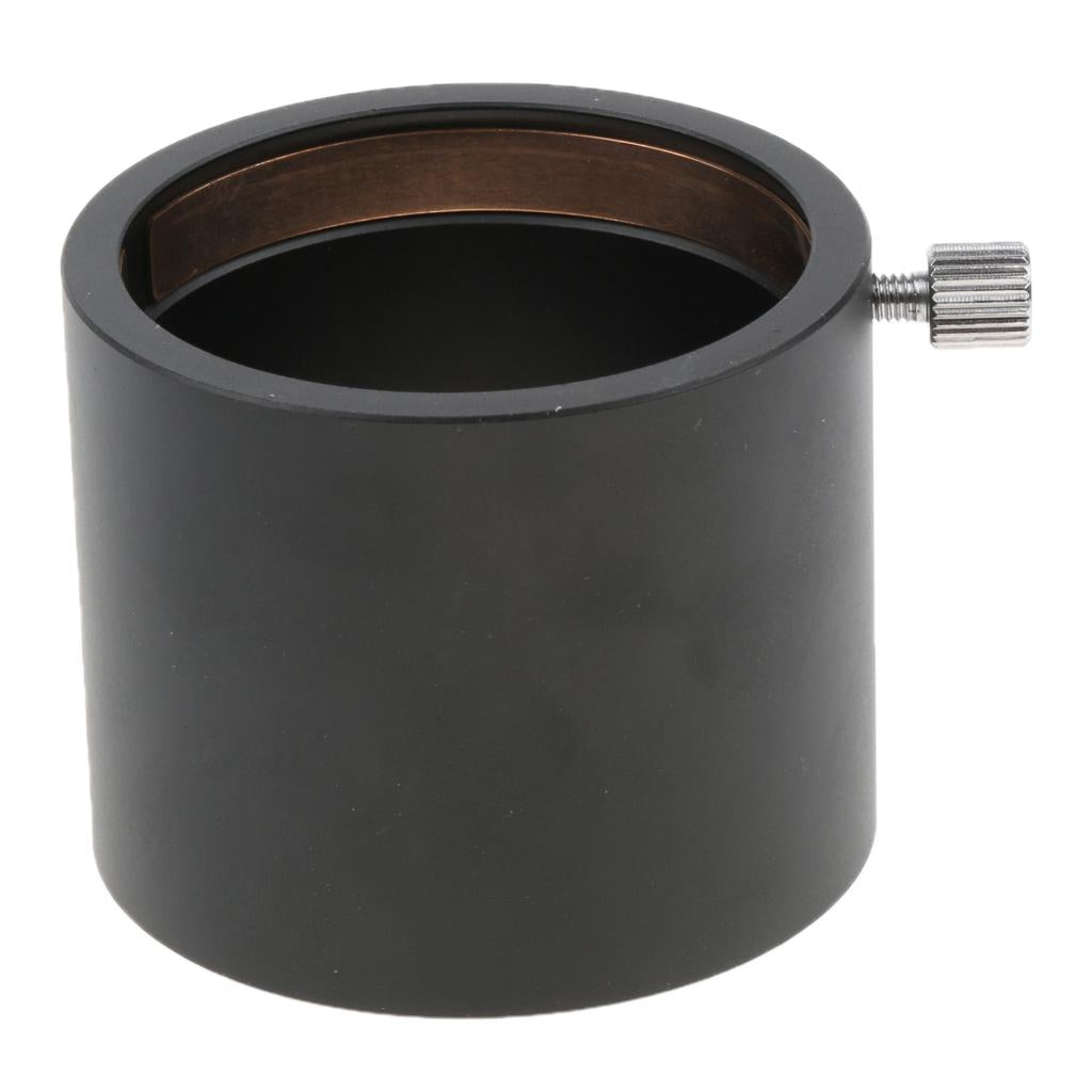 Universal T2 M48*0.75 to 2 Adapter w/ Thread for Telescope Eyepiece -Black"