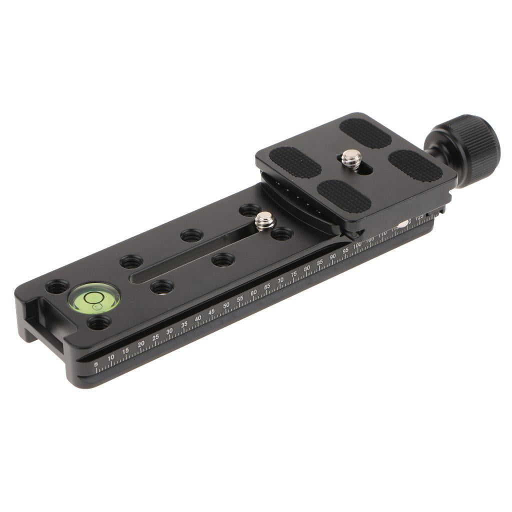 1/4 Tripod Quick Release Dovetail Plate Kit Clamp for Camera Flash Hot Shoe"