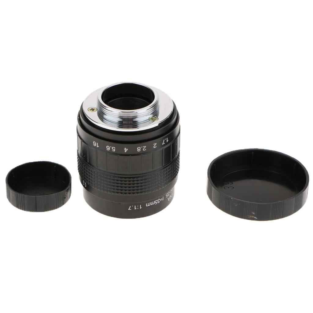 35mm F1.7 Camera Fixed Lens for Canon Nikon Sony Olympus Panasonic Pentax Fujifilm FX Mirrorless Camera Multi-coated Film