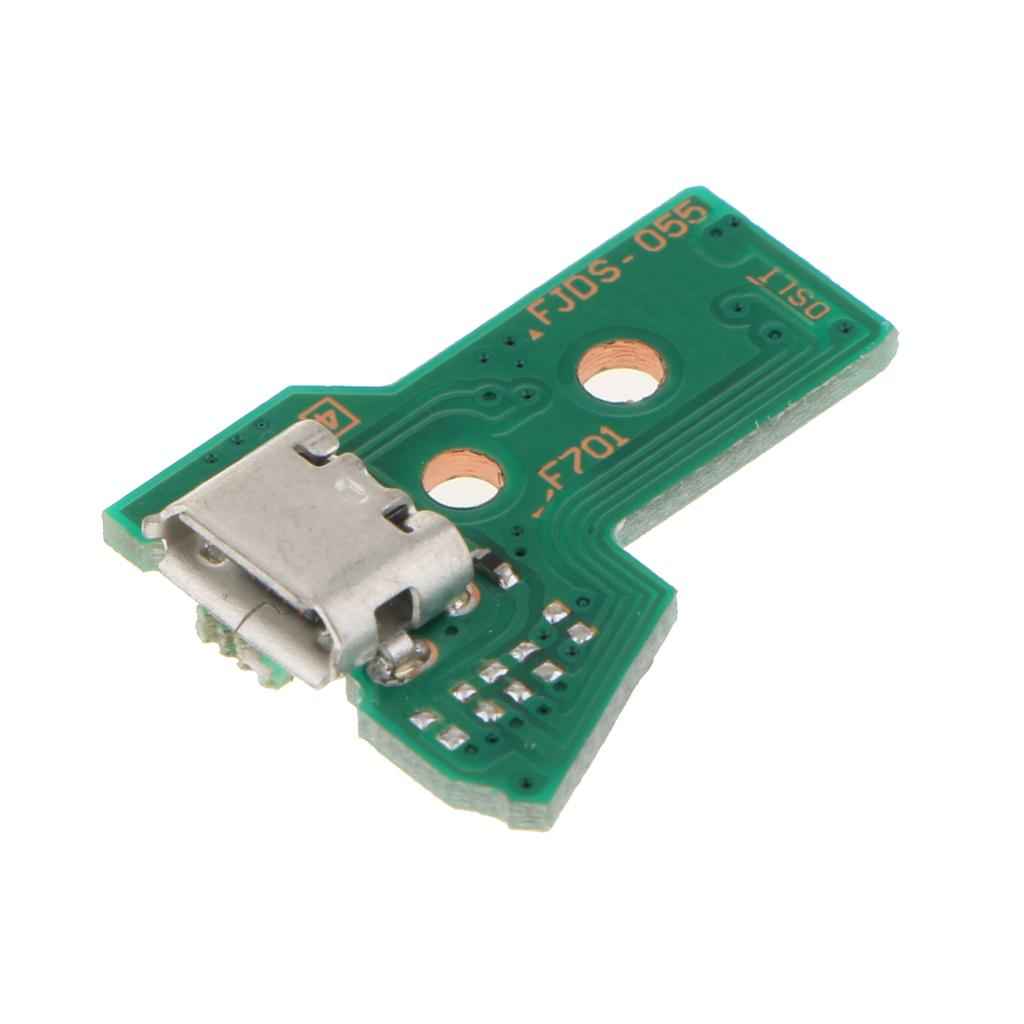 USB Charging Port Socket Board with Flex Ribbon Cable for PS4 Controller JDS-055
