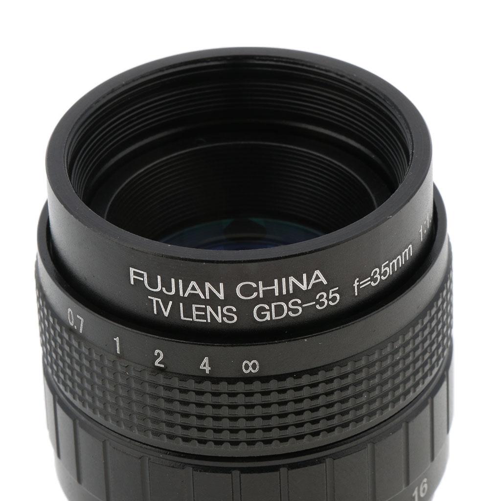 35mm F/1.7 Large Aperture Manual Prime Fixed Lens for Olympus Panas0nic DSLR