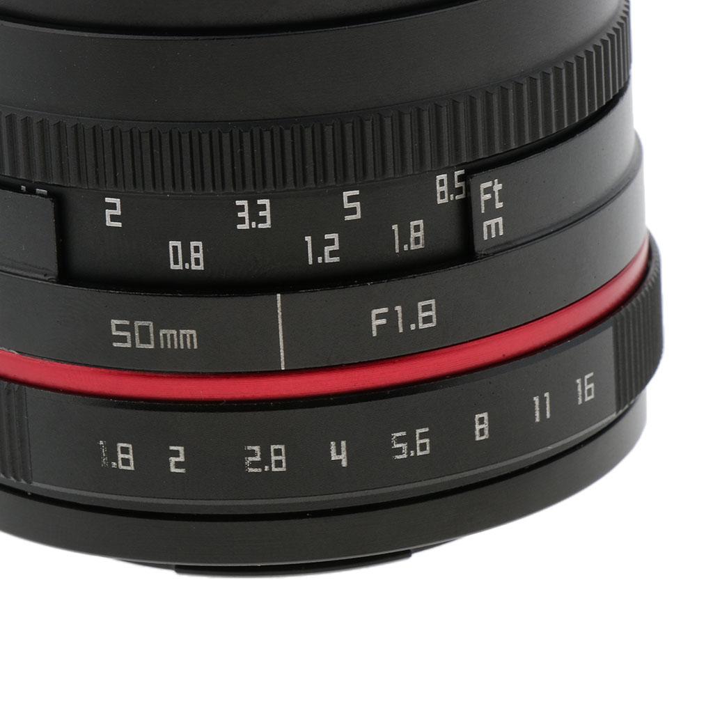 50mm F1.8 Large Aperture Prime Prime Fixed Lens for Fujifilm Camera
