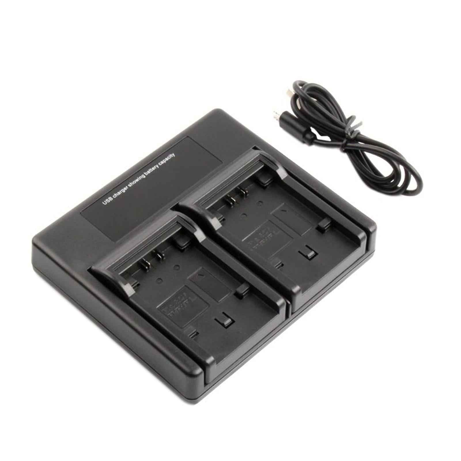 Digital Camera Battery Charger Charging Stand with USB Port for Sony NP-FV100