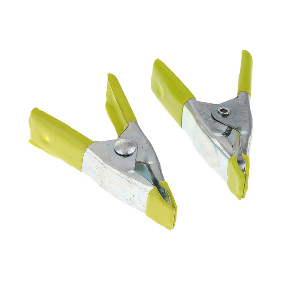 2Pcs Photographic Stand Backdrop Spring Clamps Background Holder Clips 2inch