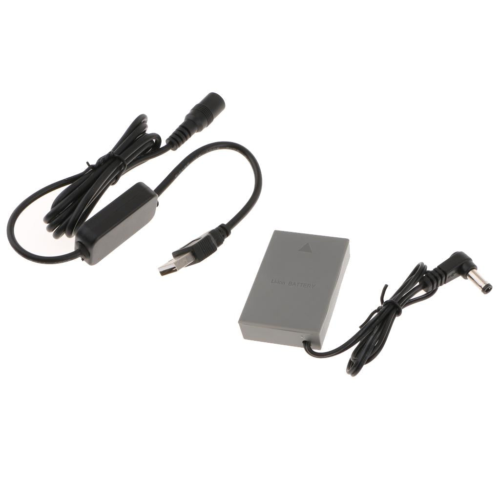 PS-BLS1 Battery Charger Kit DC Coupler & Power Cable for Olympus E-400 E-410