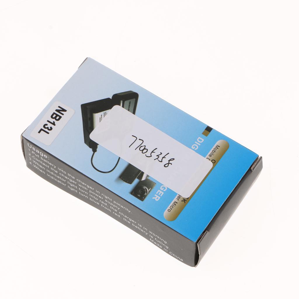 USB Camera Battery Charger Kit NB12L NB13L for PowerShot G5X G7X G9X