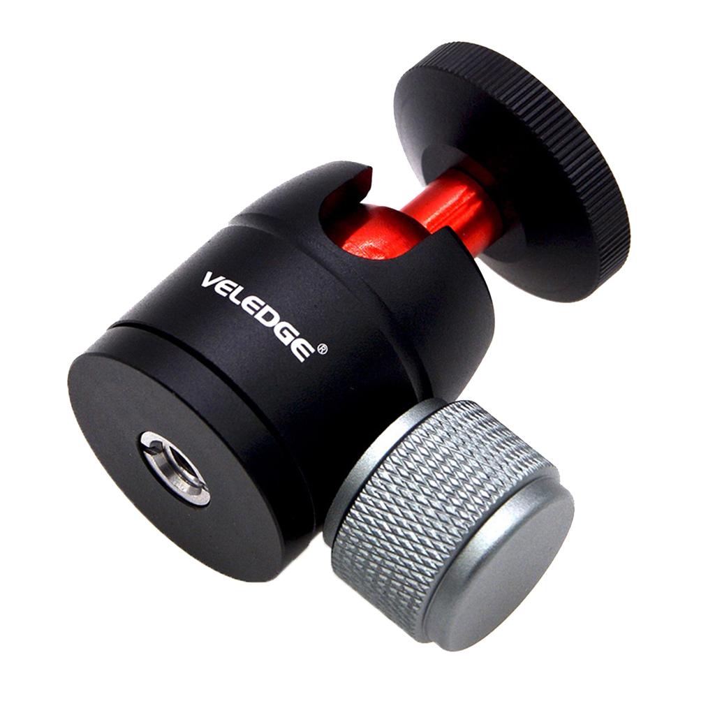 VELEDGE VD-M0 360 Degree 1/4 Screw Mini Ball Head Mount for Digital Cameras"