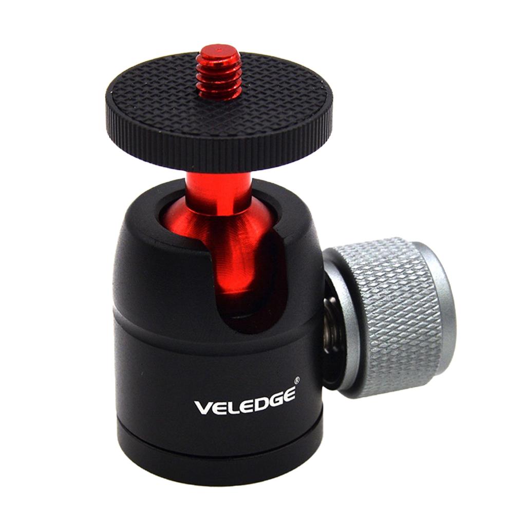 VELEDGE VD-M0 360 Degree 1/4 Screw Mini Ball Head Mount for Digital Cameras"