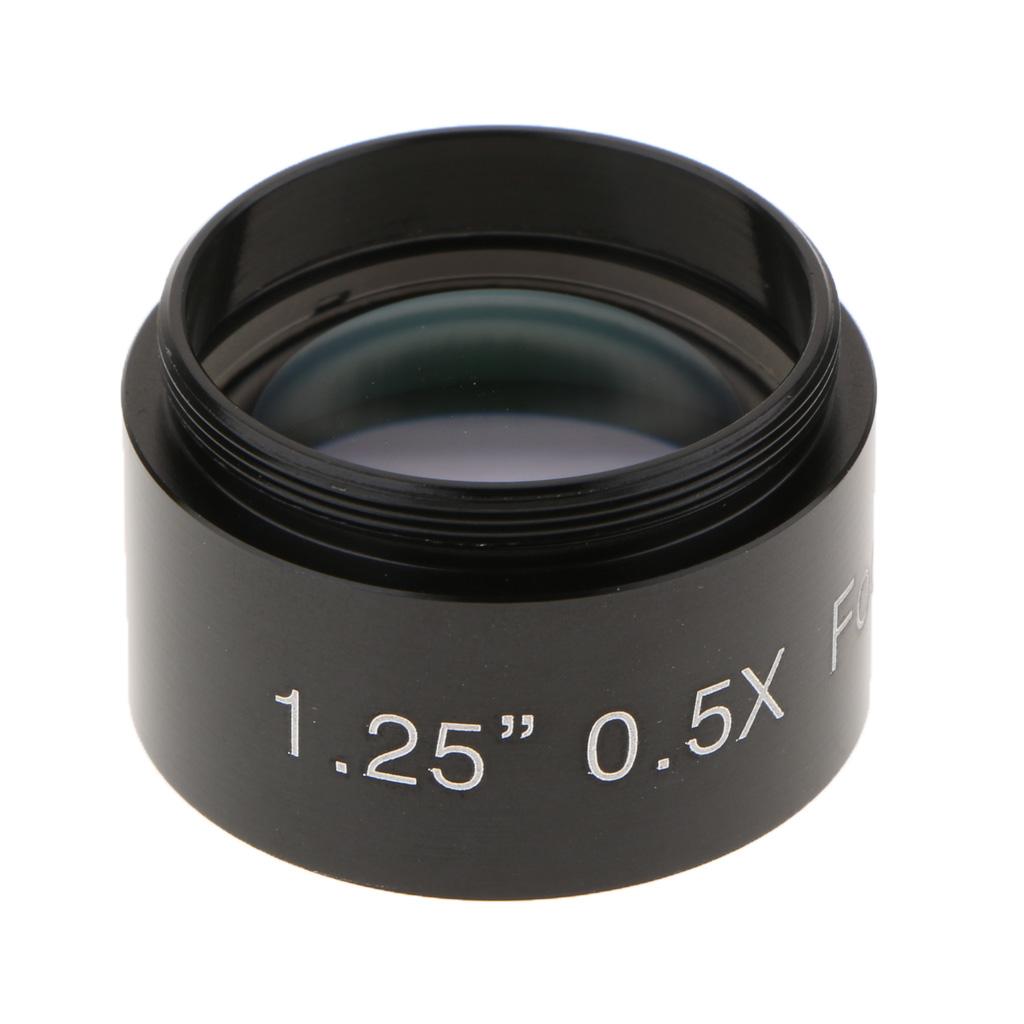 1.25 Astronomy Telescope Eyepiece Lens Focal Reducer 0.5X Barlow Lens"