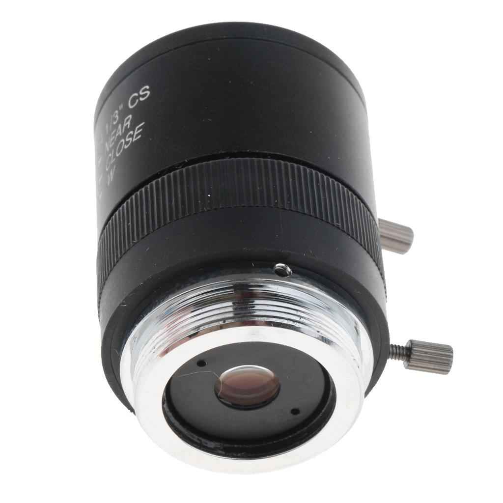 3.5mm to 8mm 3MP f/1.4 Varifocal CS C-Mount Manual IRIS Zoom Lens