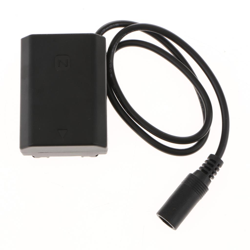NP-FZ100 Dummy Battery Pack + Dual USB Power Cable for Sony A7RIII A7RM3 A9