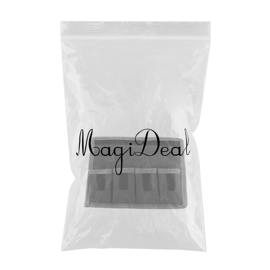 DSLR Battery Case Holder Pouch Storage Bag ( 4 Pocket ) for AA/AAA Battery