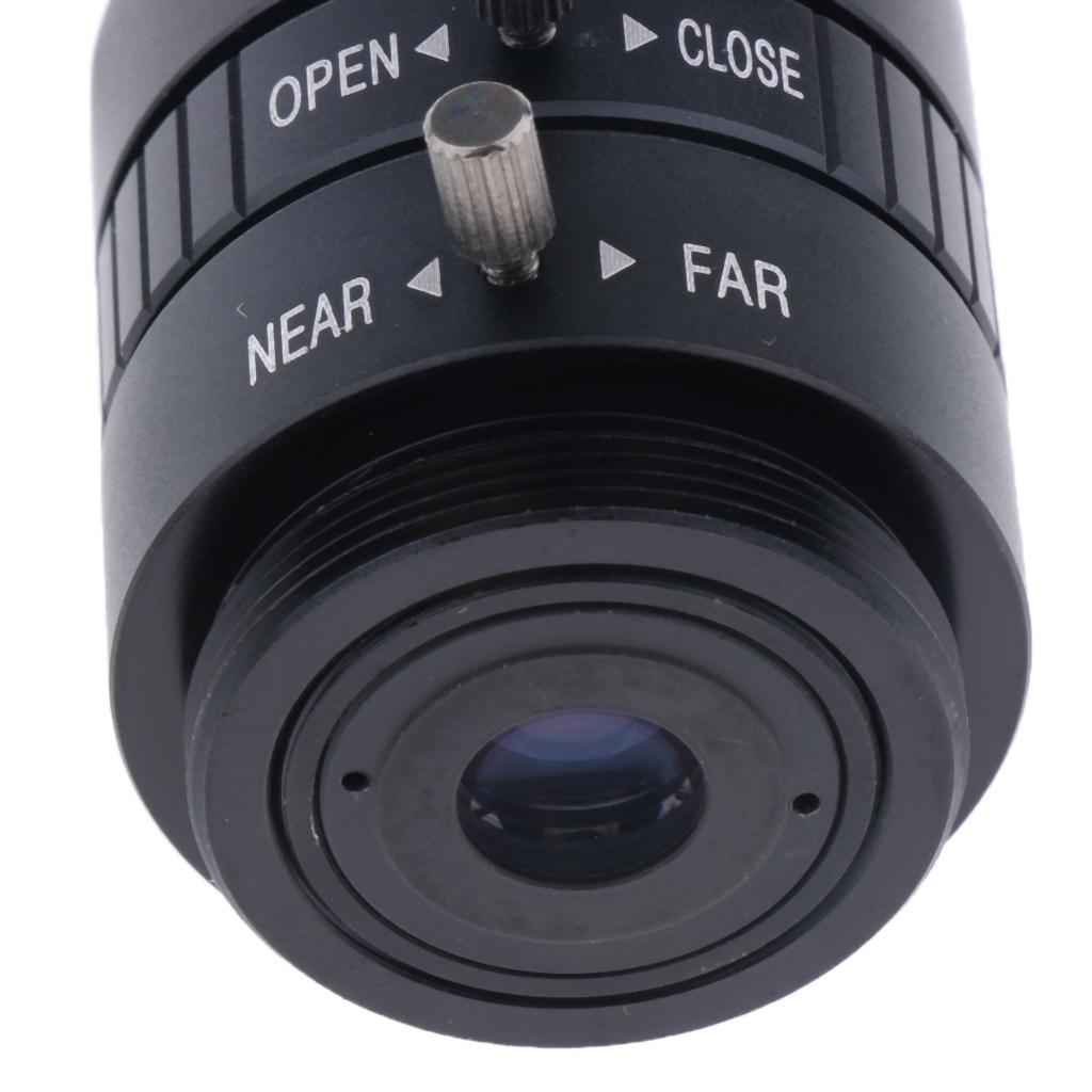6mm HD 3MP F1.2 Fixed Focus CS Mount Lens for 1/2" CCD CCTV Security Camera