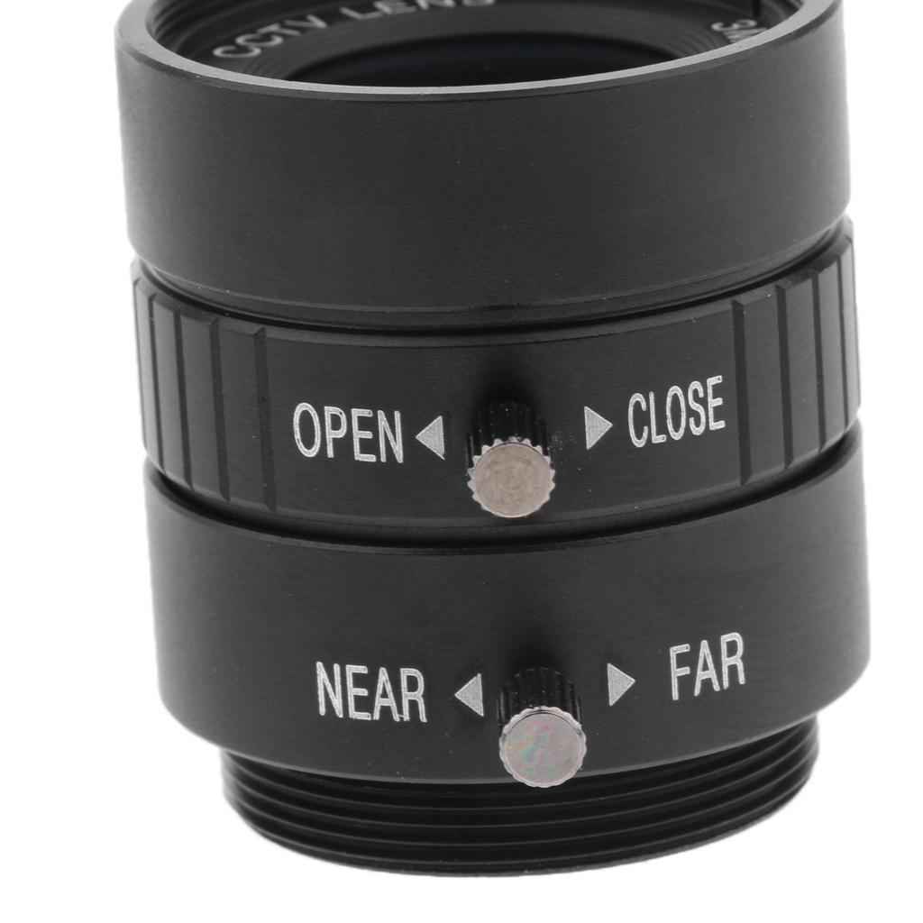 6mm HD 3MP F1.2 Fixed Focus CS Mount Lens for 1/2" CCD CCTV Security Camera