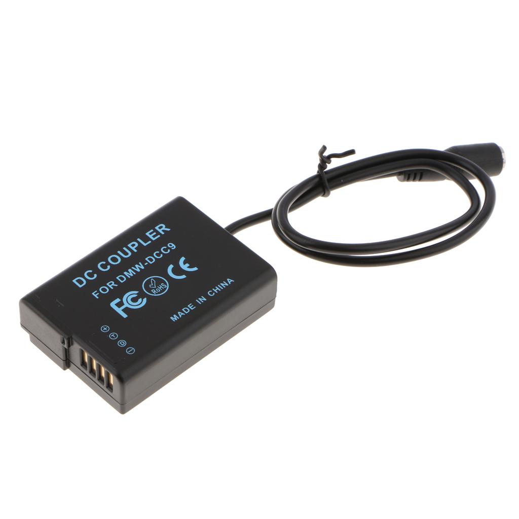 DCC9 DC Coupler Power Adapter+USB 4.0 x 1.7mm Cable for Panasonic GX1 GF2 G3