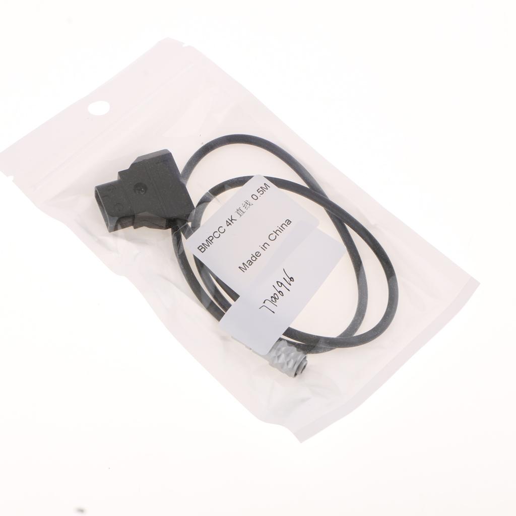 DTap Power Supply Cable Straight Cord for Blackmagic Pocket Cinema Camera 4k 0.5m