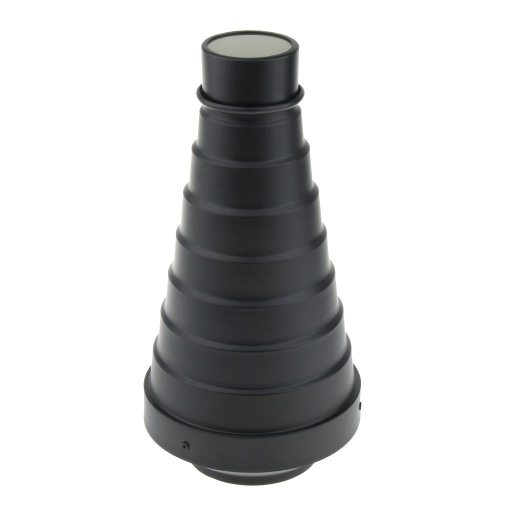 Photography Photo Studio Flash Conical Snoot for Speedlite Speedlight Balcar Mount