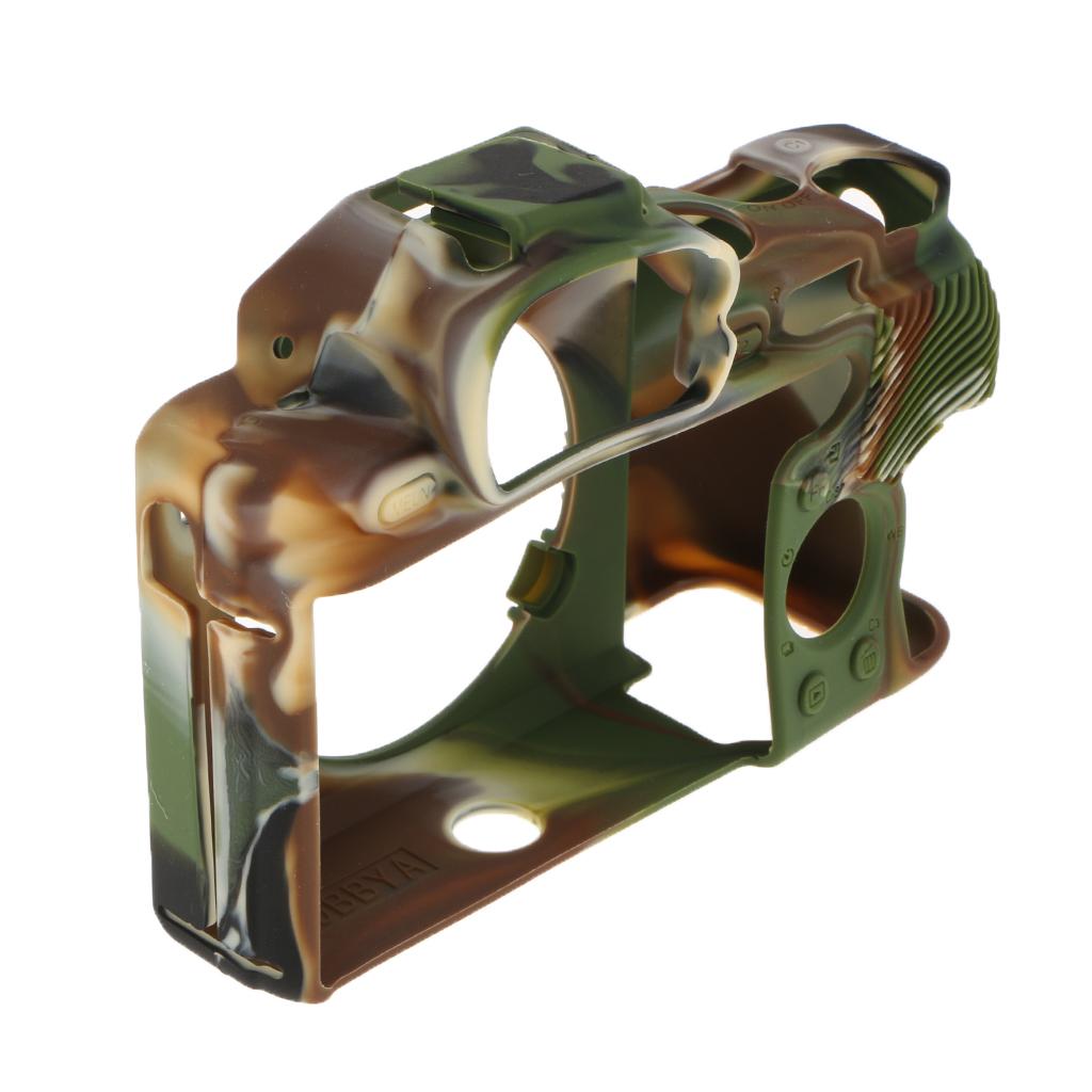 Camouflage Silicone Case Cover Protector Housing Shell for Sony A7 A7R A7S