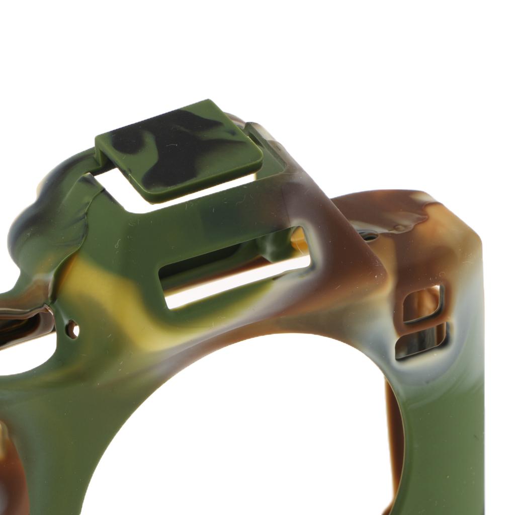 Camouflage Silicone Case Cover Protector Housing Shell for Sony A7 A7R A7S