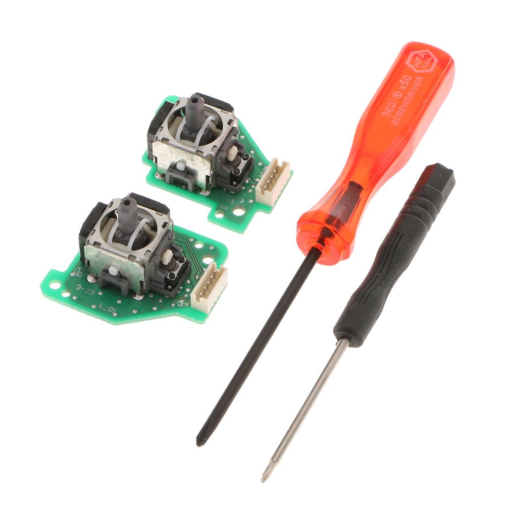 L/R Analog 3D Joystick with PCB Board for Nintendo Wii U Gamepad Controller