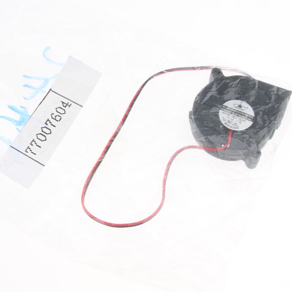 DC 24V 0.25A 2 Pins Sleeve Bearing Brushless Cooling Turbo Blower Fan Cooler