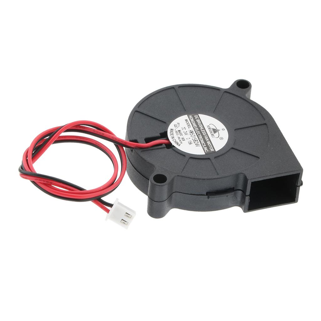 DC 24V 0.25A 2 Pins Sleeve Bearing Brushless Cooling Turbo Blower Fan Cooler