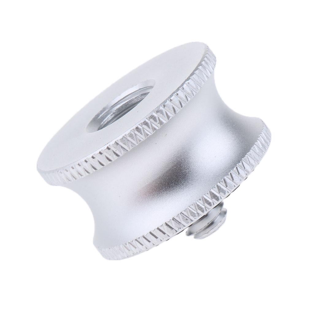 1/4 Male to 3/8" Female Adapter Converter for Tripod Monopod Camera Silver"