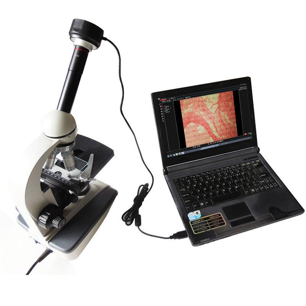 5.0MP HD USB Digital Electronic Eyepiece CMOS Camera for Microscope 23.2mm