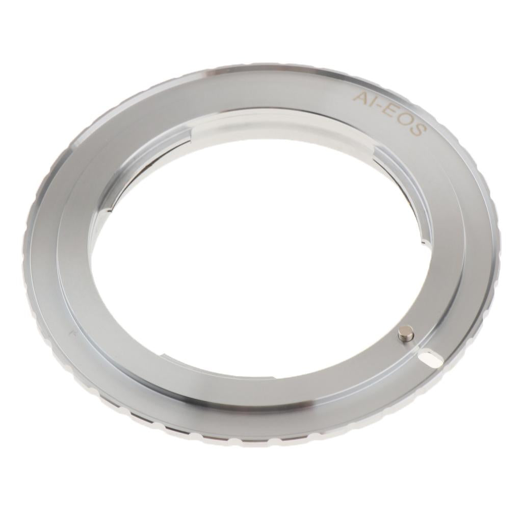 AI-EOS Adapter Ring for Nikon AI Lens to EF 550D 7D 5D 40D Silver