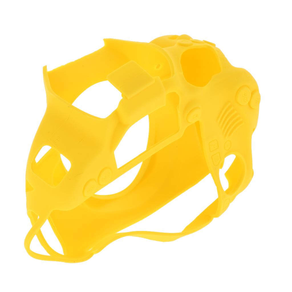 Soft Silicone Camera Protective Case for 800D Camera Yellow