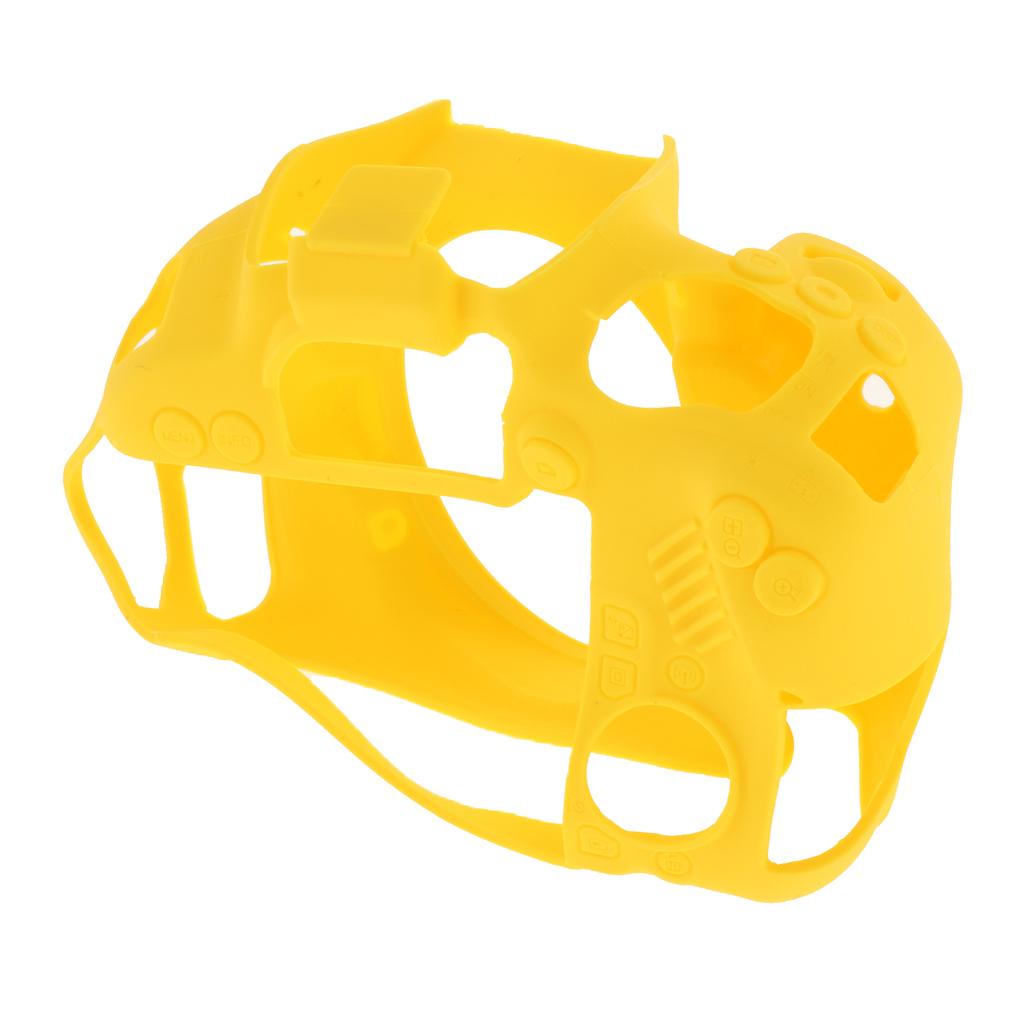 Soft Silicone Camera Protective Case for 800D Camera Yellow