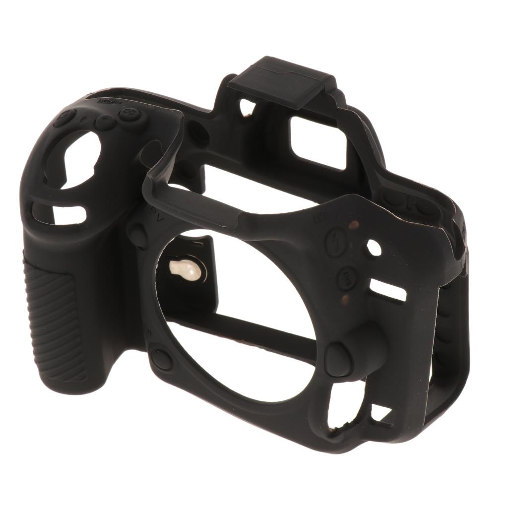 DSLR Silicone Skin Case Camera Cover Protector for Nikon D750 Black