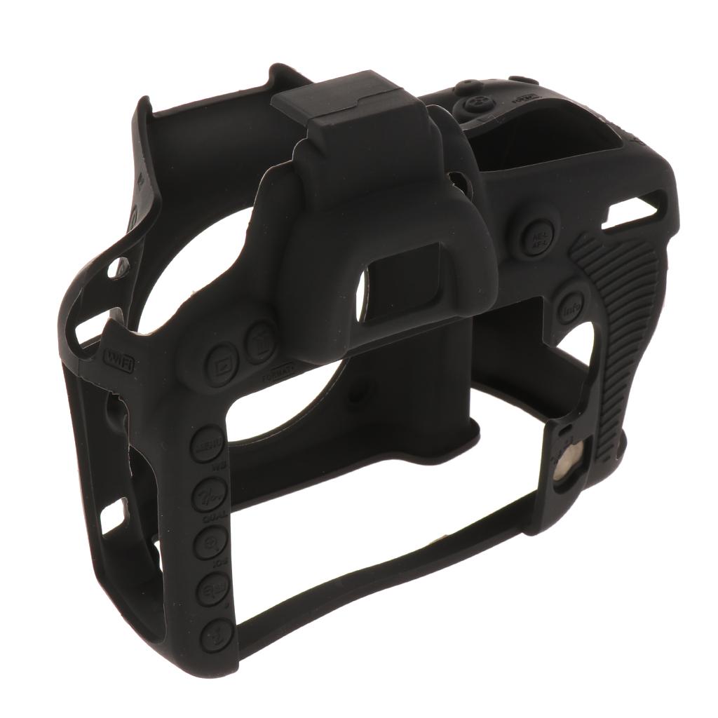 DSLR Silicone Skin Case Camera Cover Protector for Nikon D750 Black