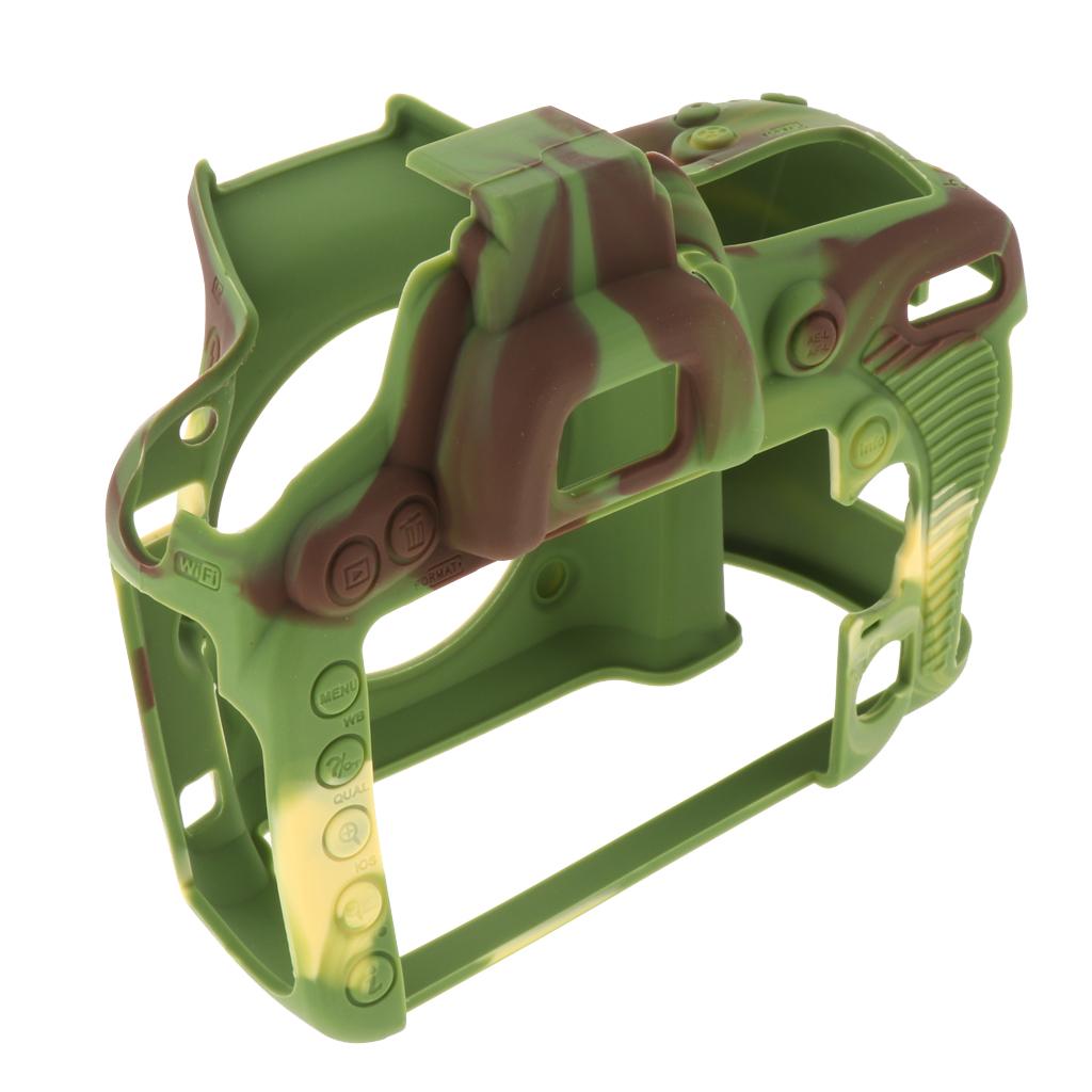 DSLR Silicone Skin Case Camera Cover Protector for Nikon D750 Camo