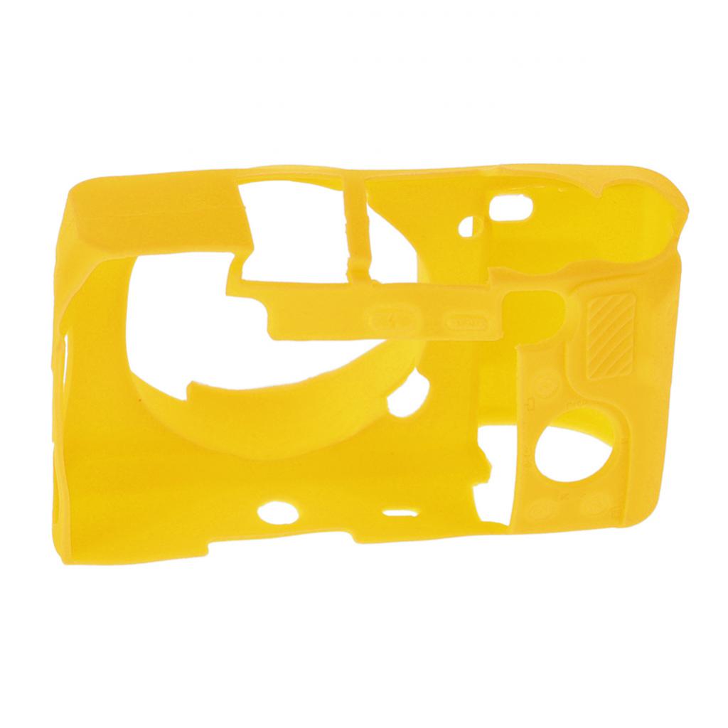 Silicone Camera Case Full Body Protective Cover for Sony A6000 Yellow