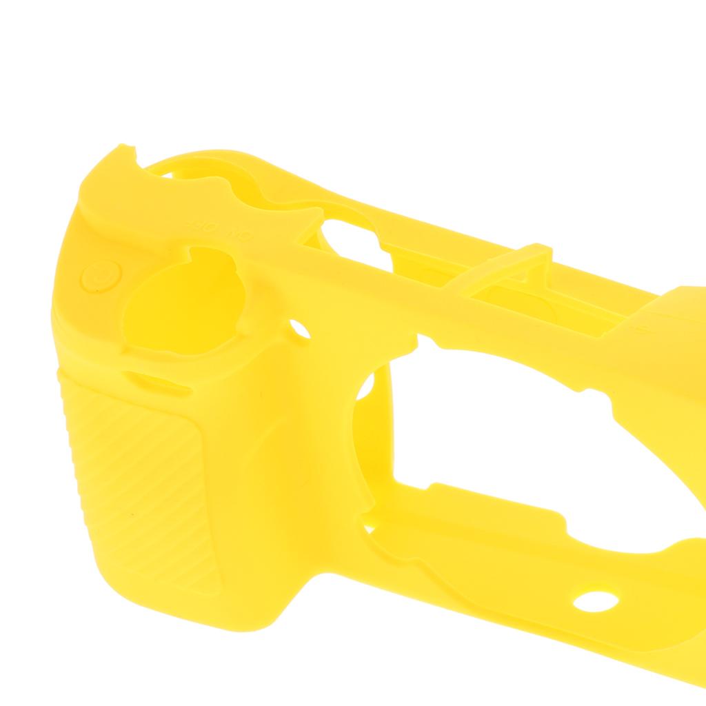Silicone Camera Case Full Body Protective Cover for Sony A6300 Yellow
