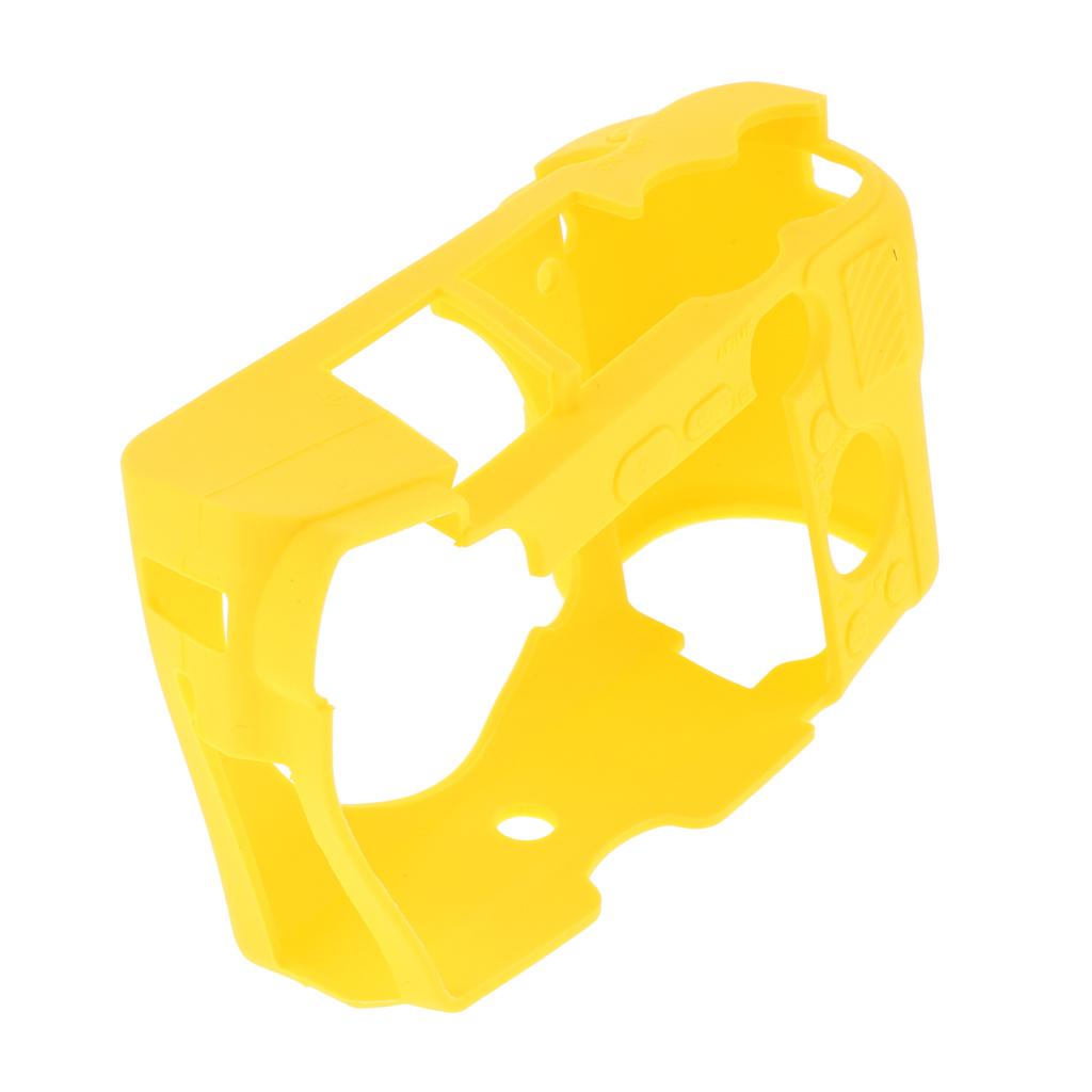 Silicone Camera Case Full Body Protective Cover for Sony A6300 Yellow