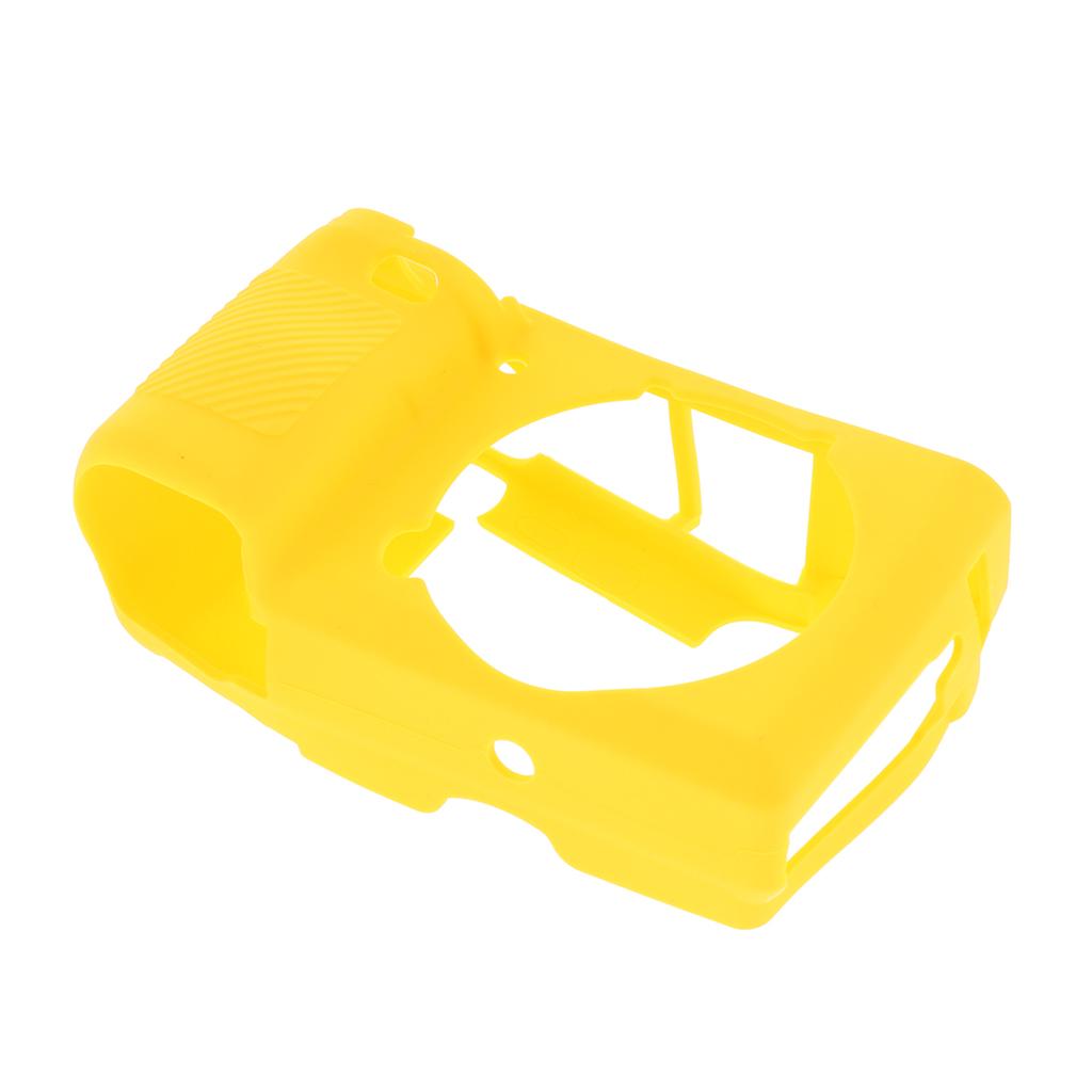 Silicone Camera Case Full Body Protective Cover for Sony A6300 Yellow