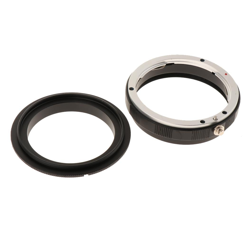 Reverse Macro Adapter + 58mm Rear Lens Filter Ring For EF Mount