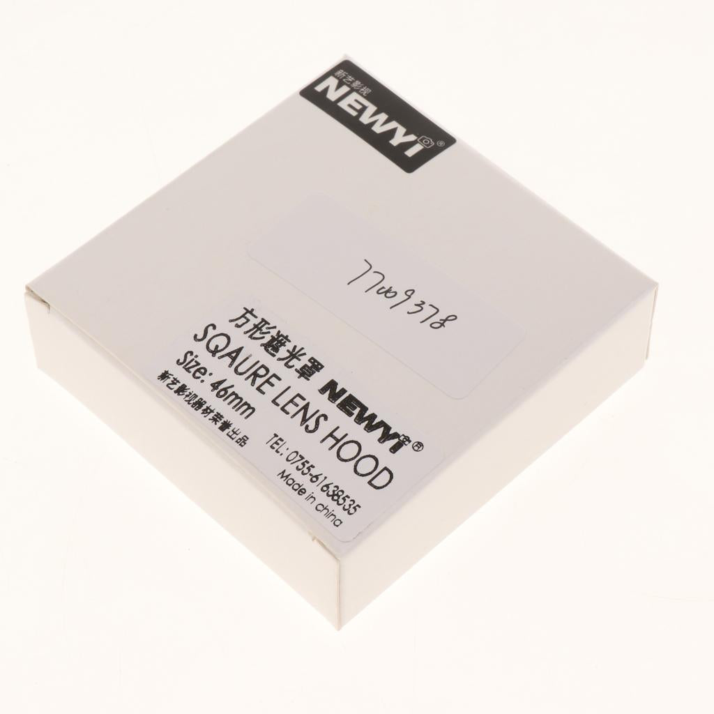 46mm Camera Lens Hood Square Protector Accessory Kit