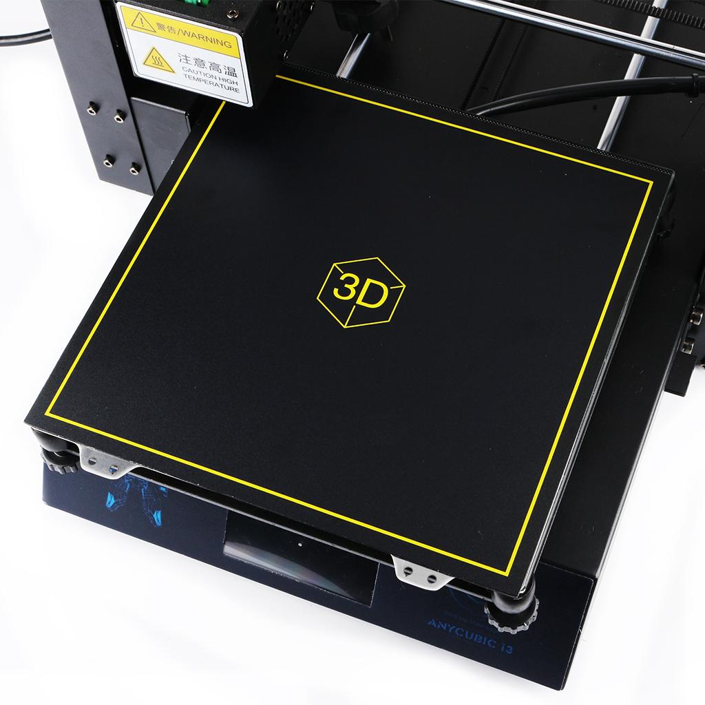 220mm 3D Printers Spring Steel Sheet Heat Bed Platform with Magnetic Sticker