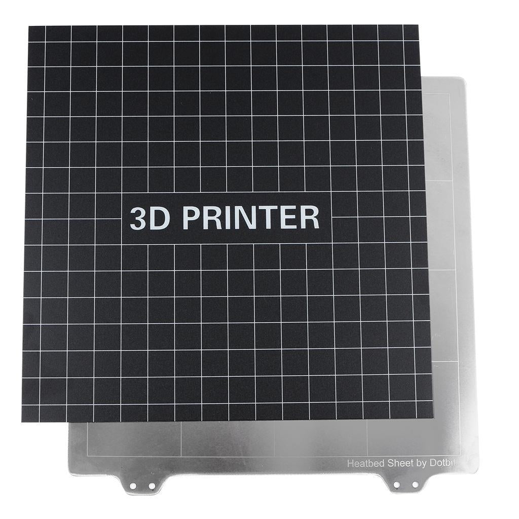 220mm 3D Printer Spring Steel Sheet Heat Bed Platform+Sticker for Anet A8 A6