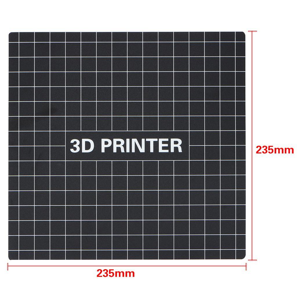 235mm 3D Printer Spring Steel Sheet Heat Bed +Sticker for Creality Ender-3