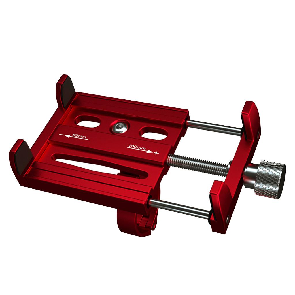 Aluminum alloy Phone Holder Handlebar Mount Motorcycle Adjustable Red