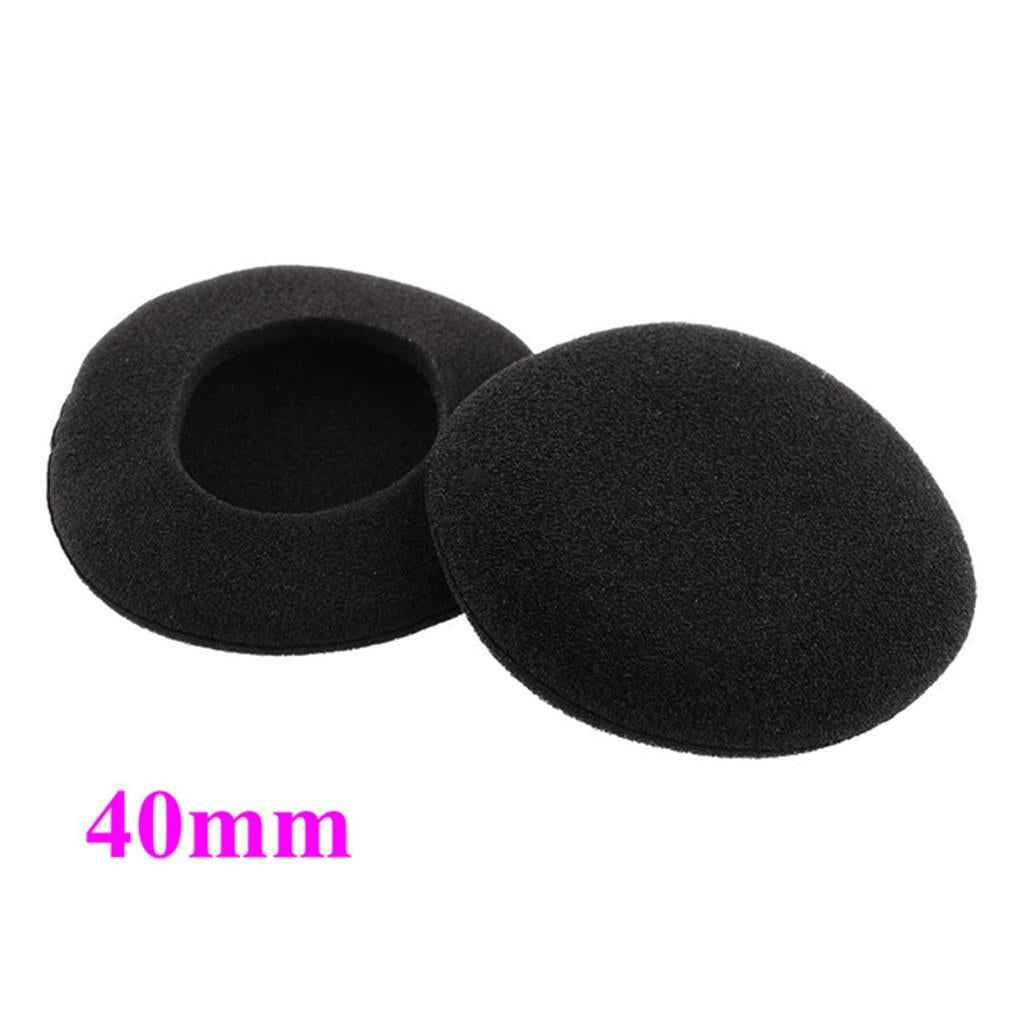 2Pc Headphone Replacement Sponge Ear Pad In-ear Earphone Foam Cover Pad 40mm