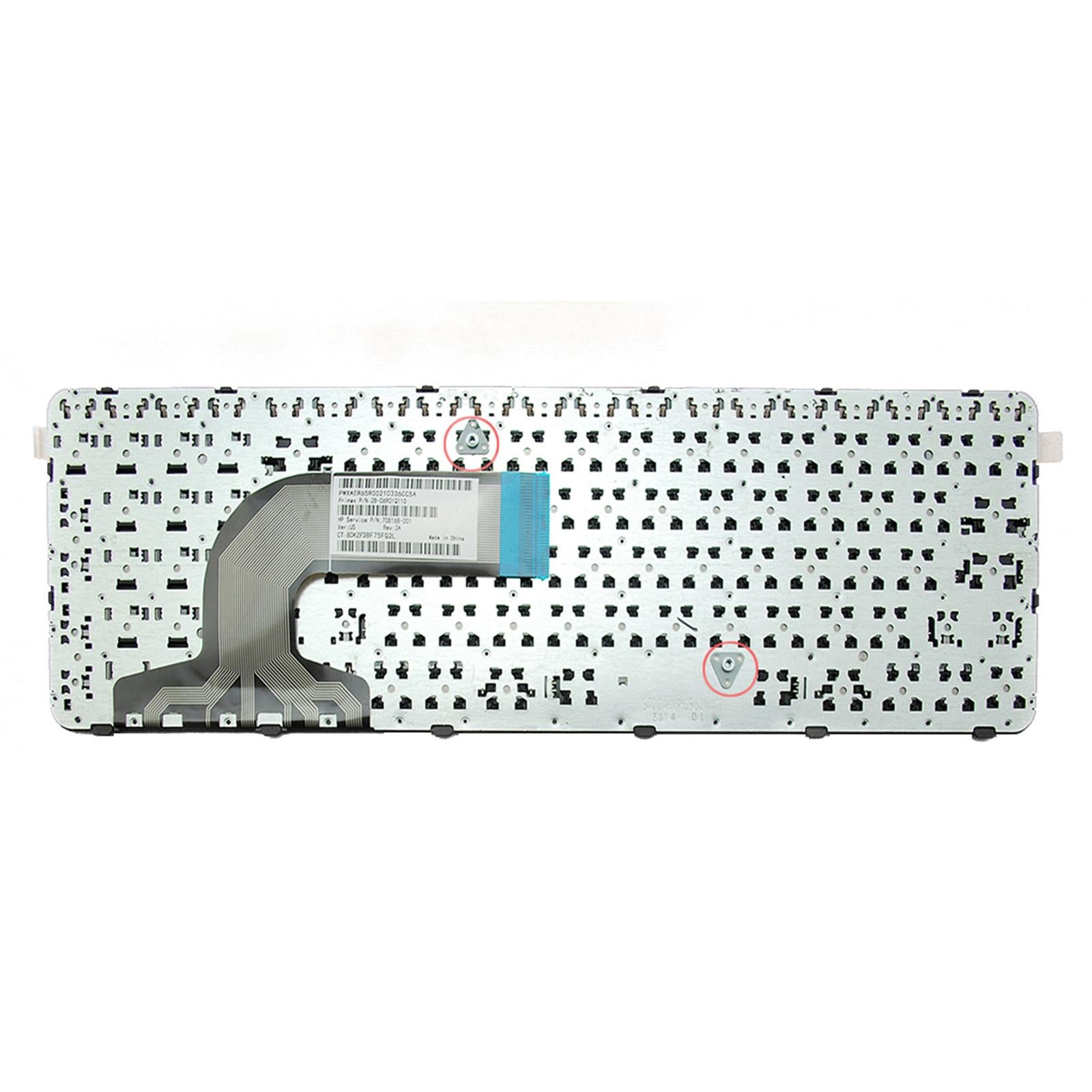 Black Laptop US Layout Keyboard Replacement for HP Pavilion 15-E 708168-001