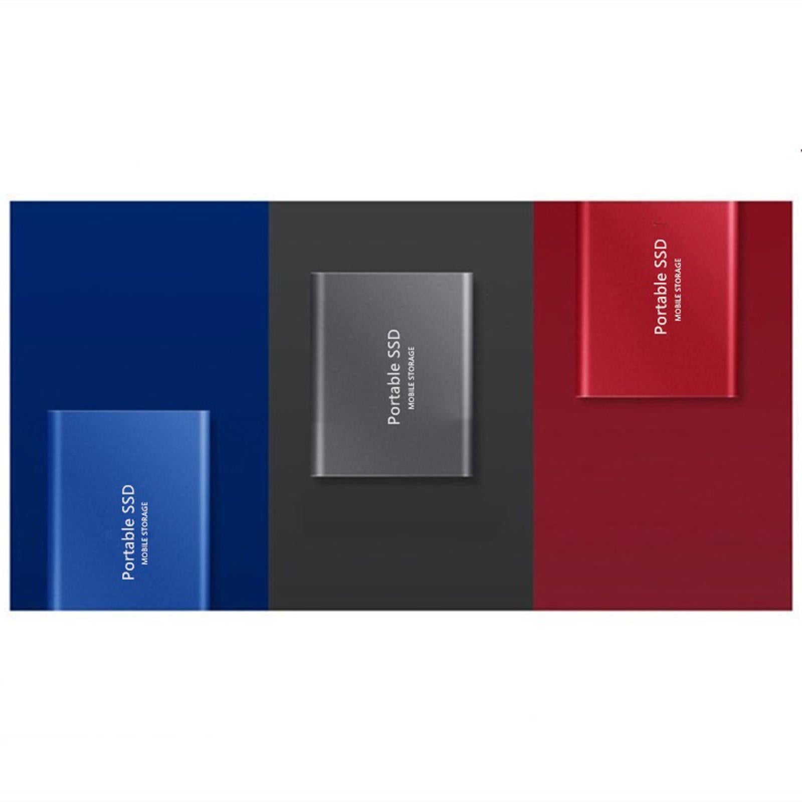 Metal 2.5 USB 3.1 Gen-1 SSD External Storage Up to 1050 MB/s red 2TB